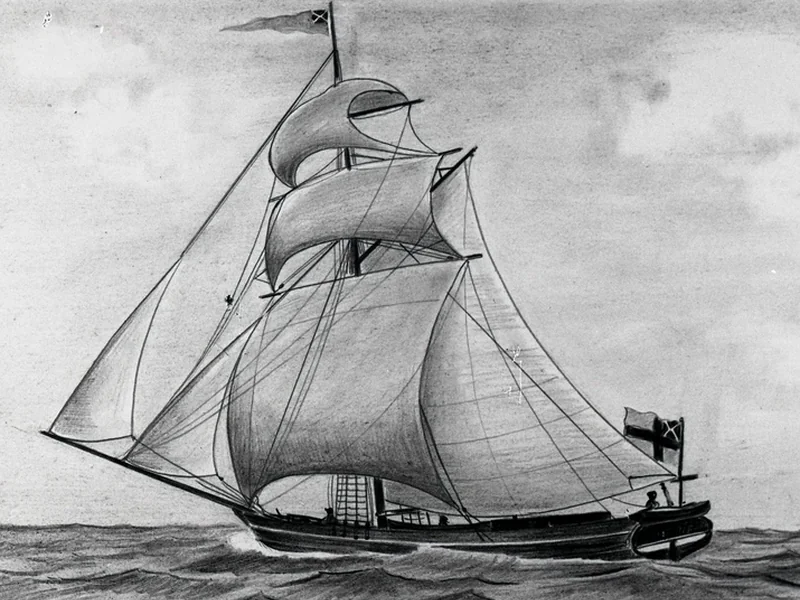 1875-John Sjöstrand - Slup 1822